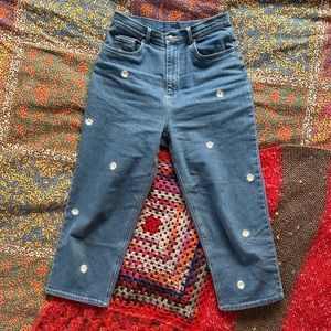 Vintage daisy denim